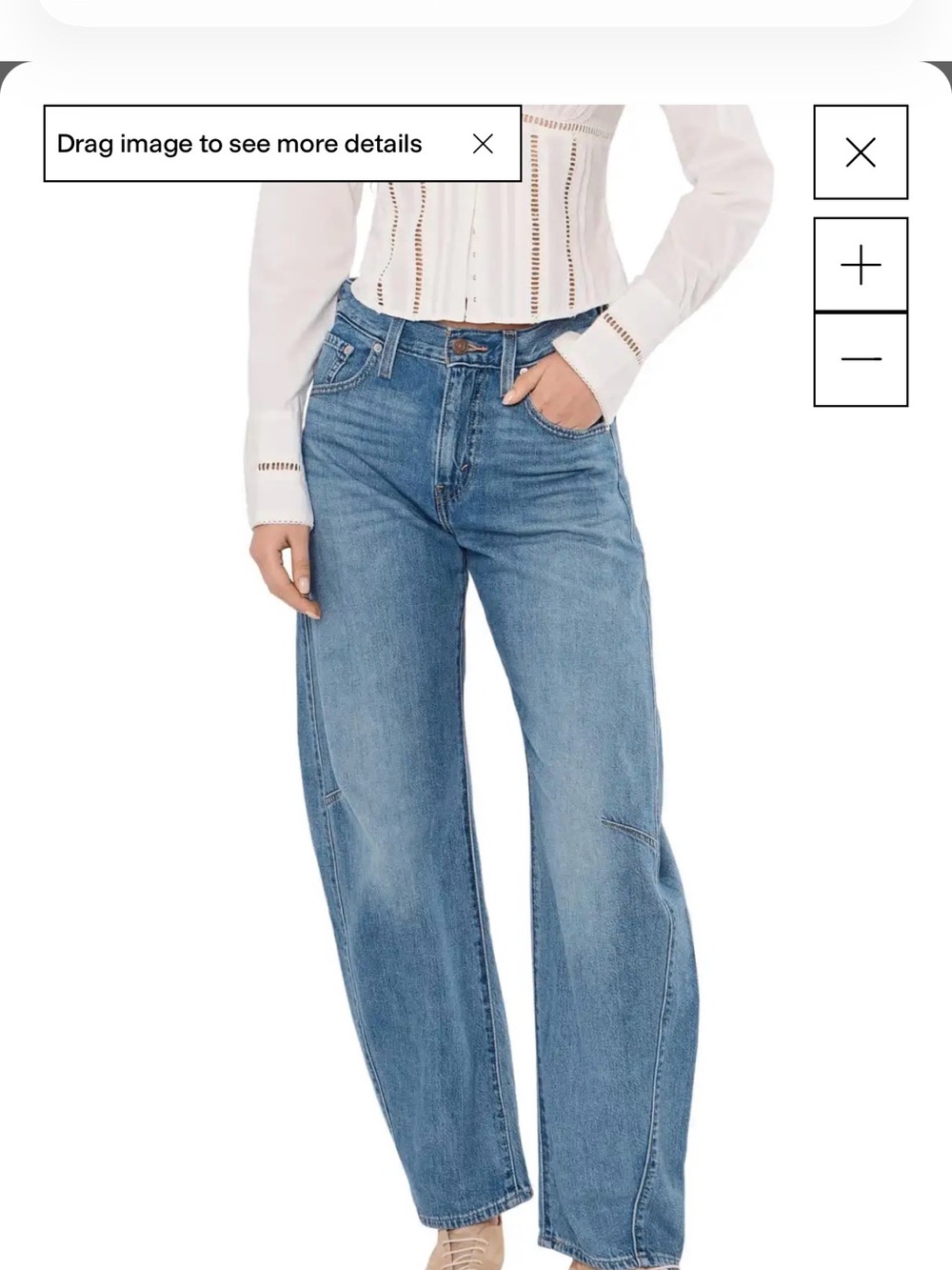 Levi’s Cinch Barrel Wide Leg Jeans 26